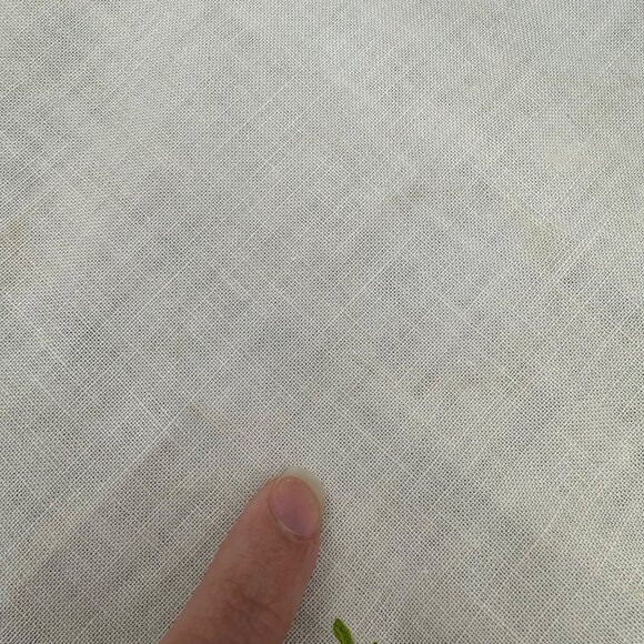 Handmade Embroidered Tablecloth Floral Crocheted Trim Cream Blue Pink Small - Picture 7 of 10